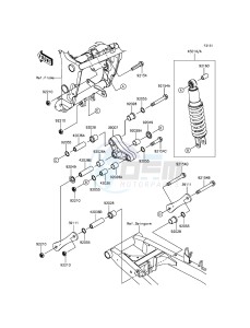 NINJA_300 EX300AFF XX (EU ME A(FRICA) drawing Suspension/Shock Absorber