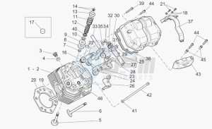 Griso V 850 IE IE drawing Cylinder head and valves