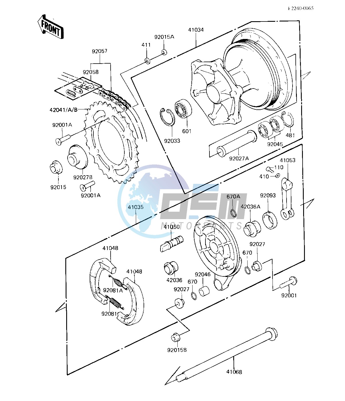 REAR HUB_BRAKE_CHAIN -- KX125-B1- -