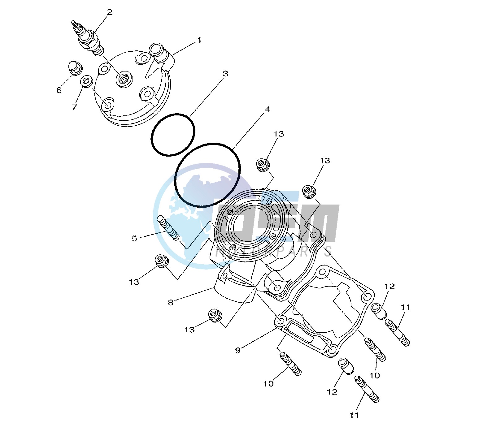 CYLINDER AND HEAD