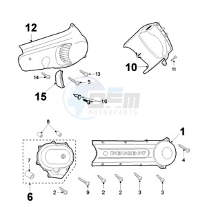 FOX LX EU drawing ENGINE COVER