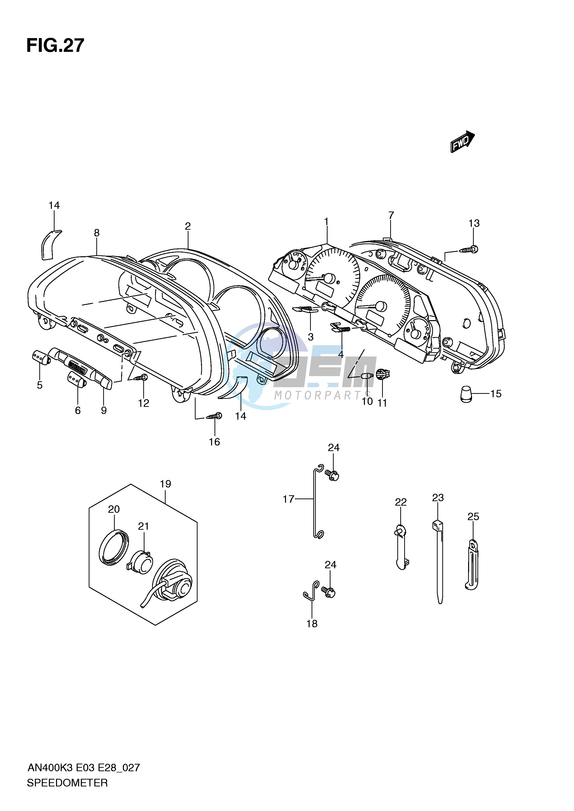 SPEEDOMETER (AN400K3 K4 K5 K6)