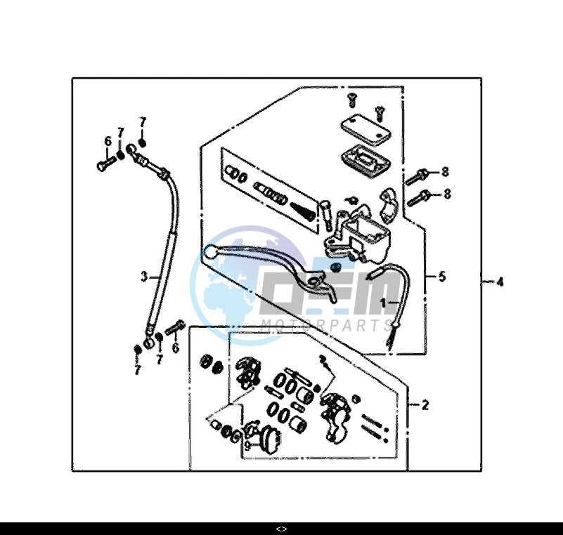 FRONT BRAKE MASTER CYLINDER