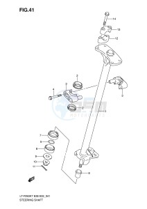 LT-F250 (E28-E33) drawing STEERING SHAFT