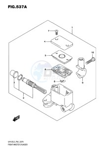 UH125 BURGMAN EU drawing FRONT MASTER CYLINDER