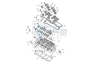 YZF R1 1000 drawing CYLINDER HEAD