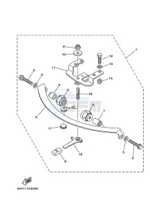 F100B drawing TILLER-HANDLE