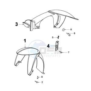 LUDIX 10 OR SNAKE drawing FENDERS