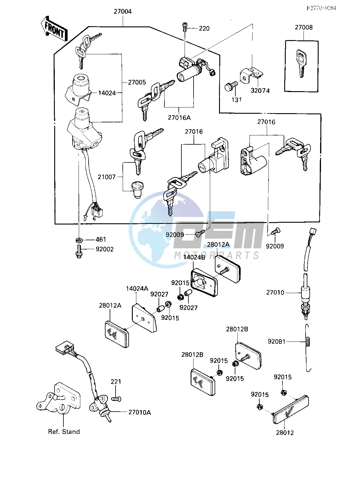 IGNITION SWITCH_LOCKS_REFLECTORS