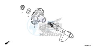 CRF450R Europe Direct - (ED) drawing BALANCER