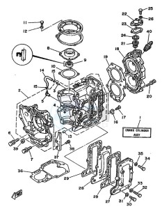 20C drawing CYLINDER--CRANKCASE