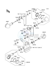 W800 EJ800ADF GB XX (EU ME A(FRICA) drawing Turn Signals