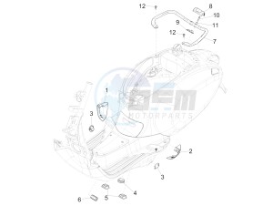 Sprint iGET 125 4T 3V ABS (EMEA) drawing Side cover - Spoiler