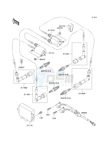 VN 1500 D[VULCAN 1500 CLASSIC] (D1-D2) [VULCAN 1500 CLASSIC] drawing IGNITION SYSTEM