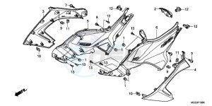 NC700XC drawing SIDE COVER