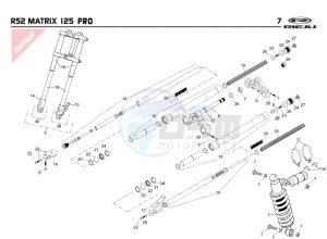 RS2-125-MATRIX-PRO-GREEN drawing SUSPENSION