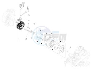 GTS 300 IE ABS E4 (APAC) drawing Flywheel magneto