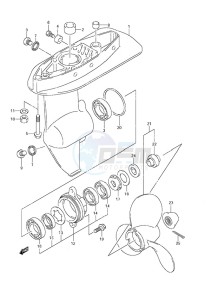 DF 6 drawing Gear Case