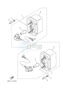 YXE700ES YXE70WPSG WOLVERINE R-SPEC EPS SE (BN52) drawing TAILLIGHT