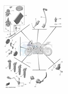 YZF1000D YZF-R1M (B4S6) drawing ELECTRICAL 1