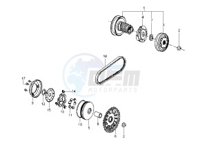 VIVACITY CATALYC - 50 cc drawing CLUTCH