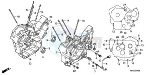 VT750CA9 Ireland - (EK / MME ST) drawing CRANKCASE