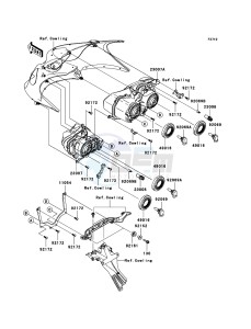 ZZR1400 ZX1400A7F FR GB XX (EU ME A(FRICA) drawing Headlight(s)