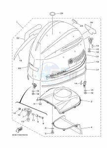 F300BETX drawing FAIRING-UPPER