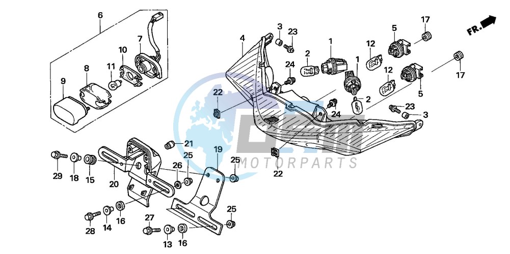 REAR COMBINATION LIGHT (E,ED,EK,F)