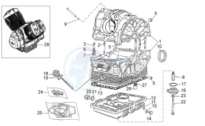 V7 Stone 750 USA-CND drawing Crank-case