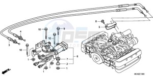 GL1800A France - (F / CMF) drawing REVERSE SHIFT ACTUATOR