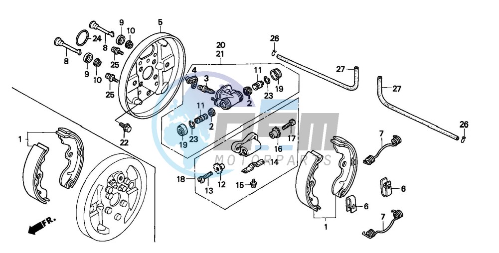 FRONT BRAKE PANEL (1)