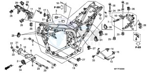 XL700VA9 Europe Direct - (ED / ABS SPC) drawing FRAME BODY