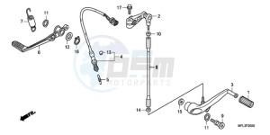 CBR1000RA9 Europe Direct - (ED / ABS MME) drawing PEDAL