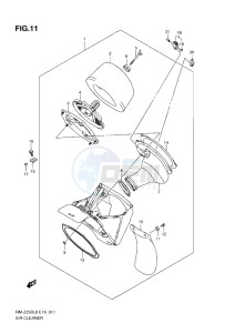 RM-Z 250 drawing AIRCLEANER L0