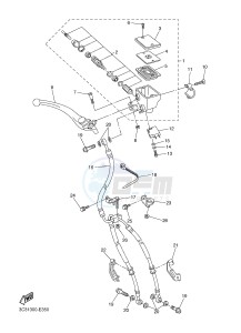 FZ1-S FZ1 FAZER 1000 (1CAK 1CAL) drawing FRONT MASTER CYLINDER