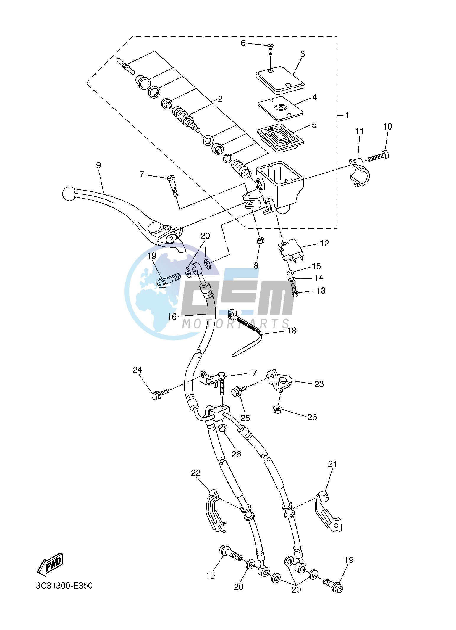 FRONT MASTER CYLINDER