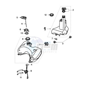 VIVA FR drawing TANK AND FUEL PUMP