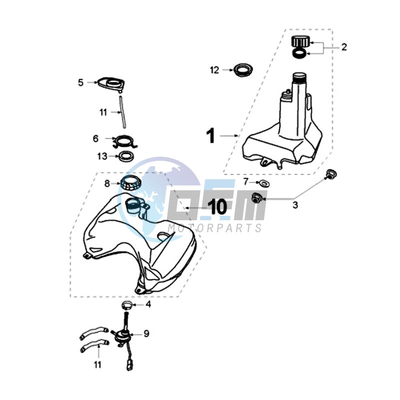 TANK AND FUEL PUMP