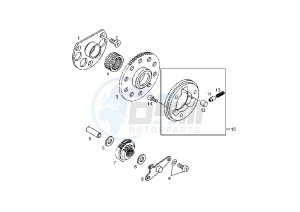 GPR RACING -125 cc drawing STARTING CLUTCH