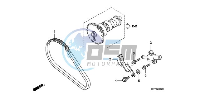 CAM CHAIN/TENSIONER