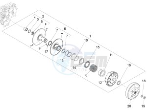 Fly 150 4T 3V ie (USA) drawing Driven pulley