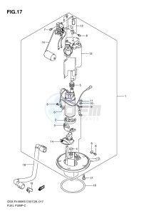 GSX-R1000 (E3-E28) drawing FUEL PUMP