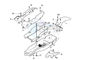 DNA 125-180 125 drawing Rear fender