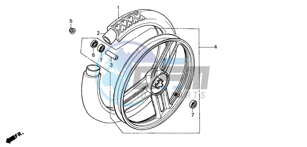 FRONT WHEEL