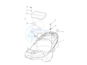 Liberty 50 2t moc drawing Helmet box - Undersaddle