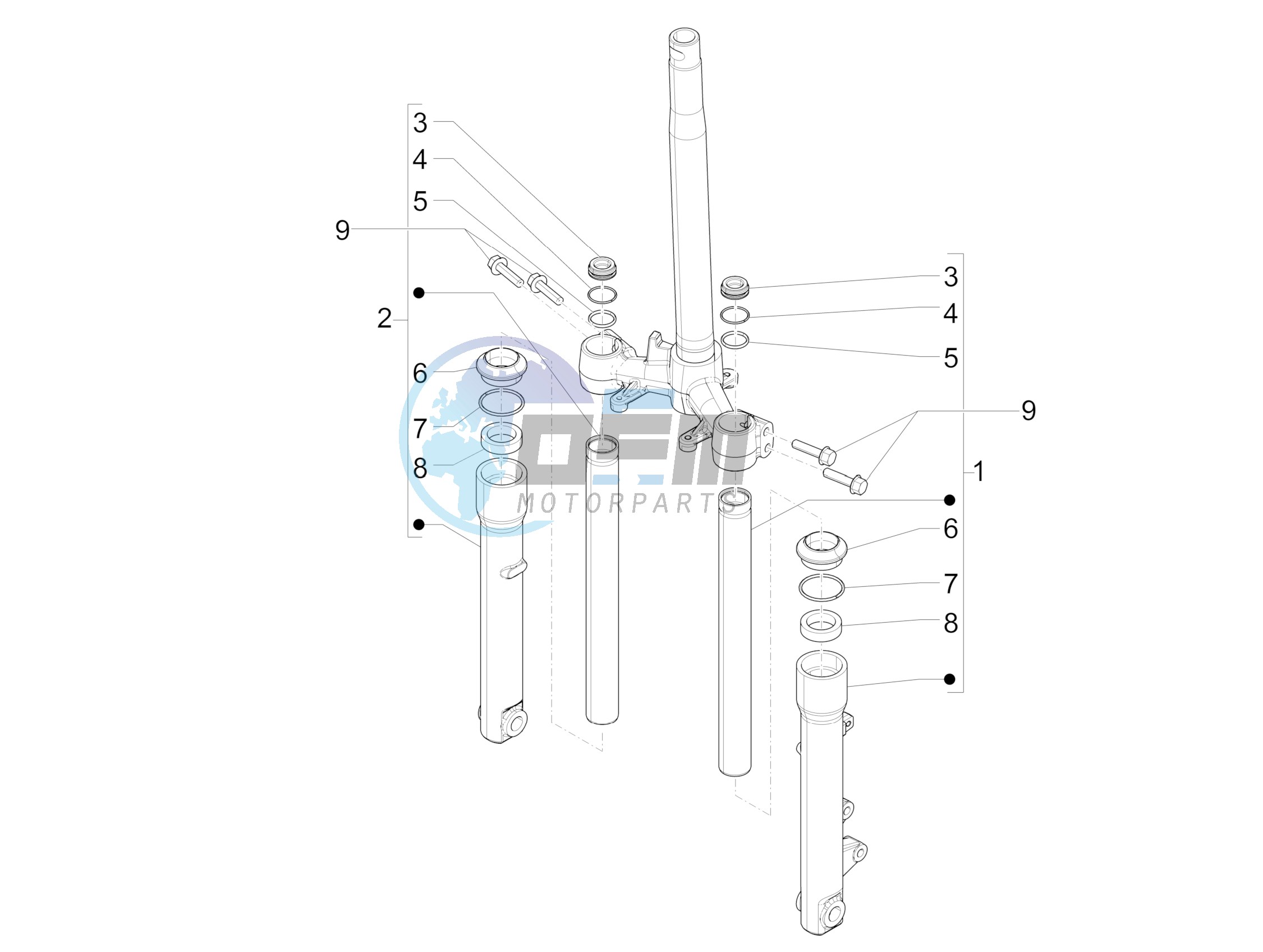 Fork's components (Wuxi Top)