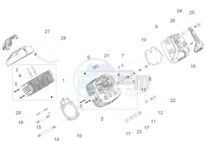 V7 II Special ABS 750 drawing Cylinder head