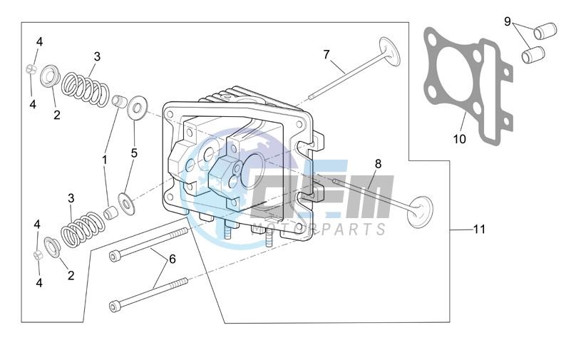 Cylinder head - valves