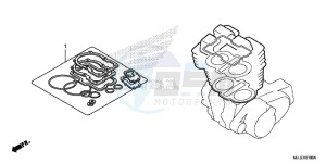 NC750SAE NC750SA ED drawing GASKET KIT A